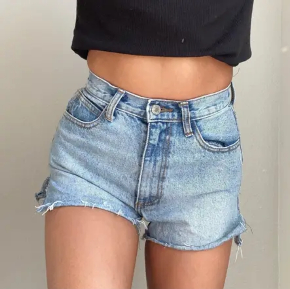 Brandy Melville J Galt High Rise Denim Shorts